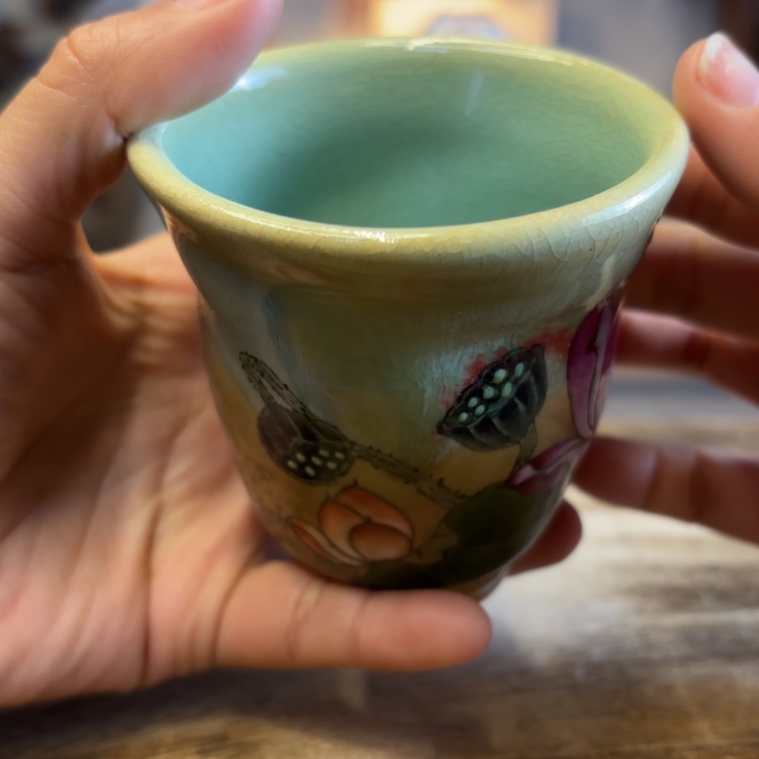 景德镇纯手工制作陶瓷一*梅