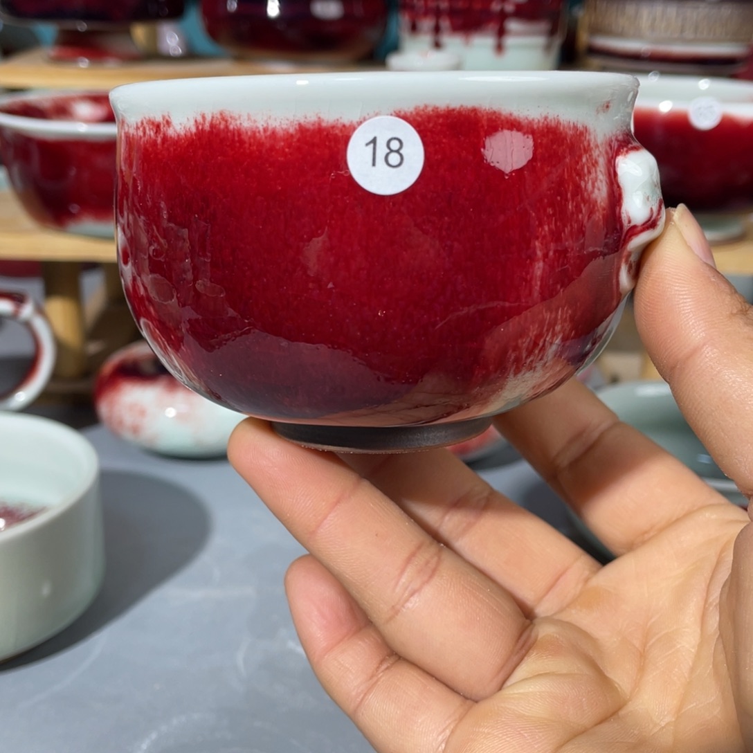 瓷片纯手工制作……微微瑕