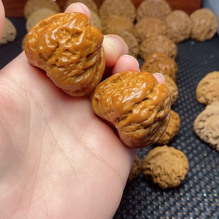 文玩核桃把件40蛙蛙