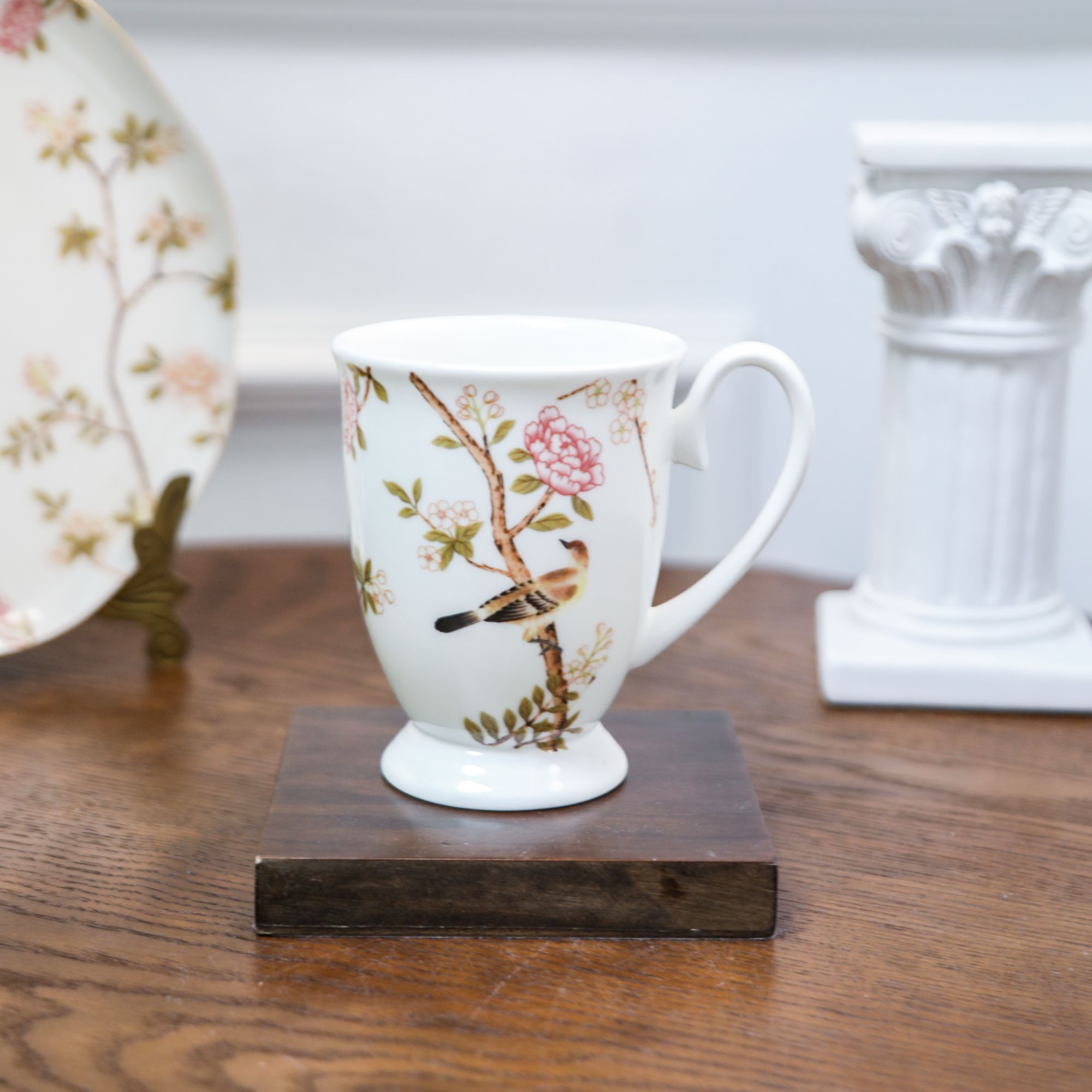 伯特鸟系列 英式高档精致骨瓷果汁杯下午茶马克杯