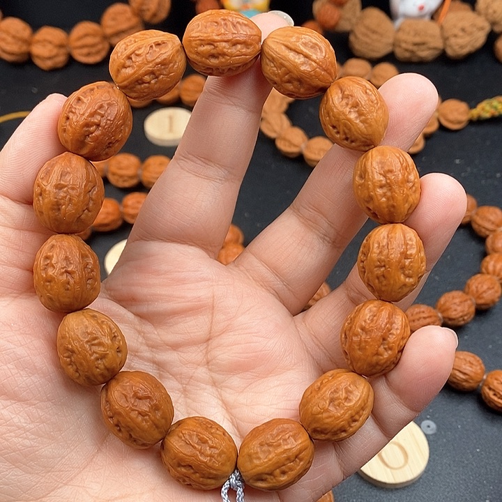 文玩核桃手串小枣手串轻微返油介意勿拍