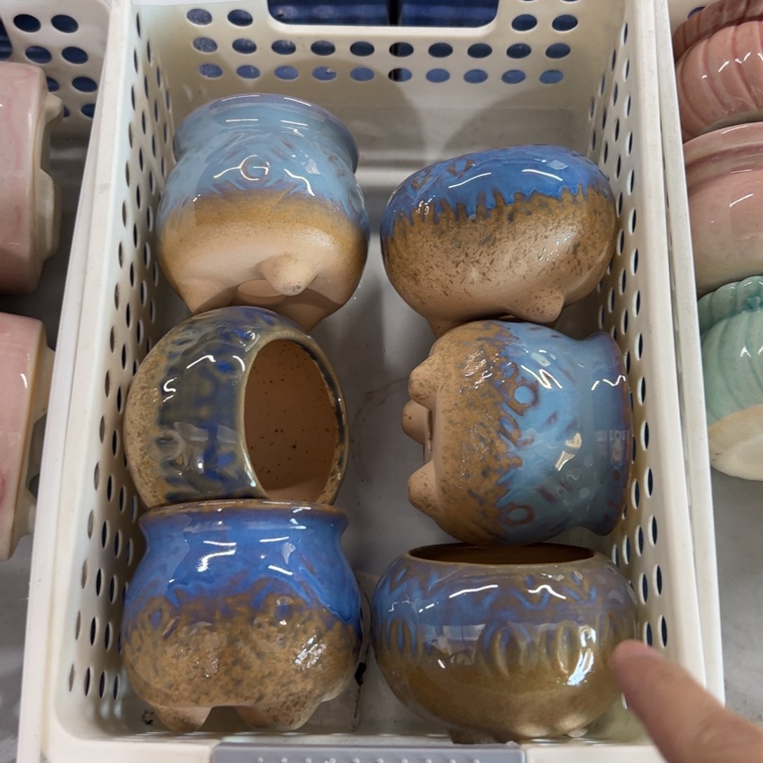 陶瓷多肉小花盆@@2075