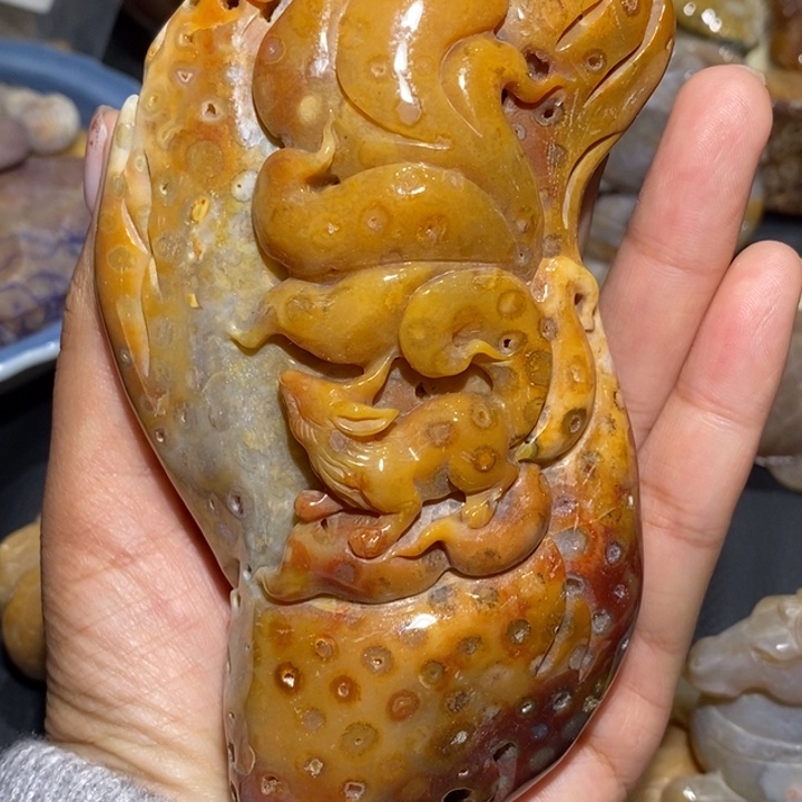 【闪购商品】未镶嵌珊瑚玉硅化玉