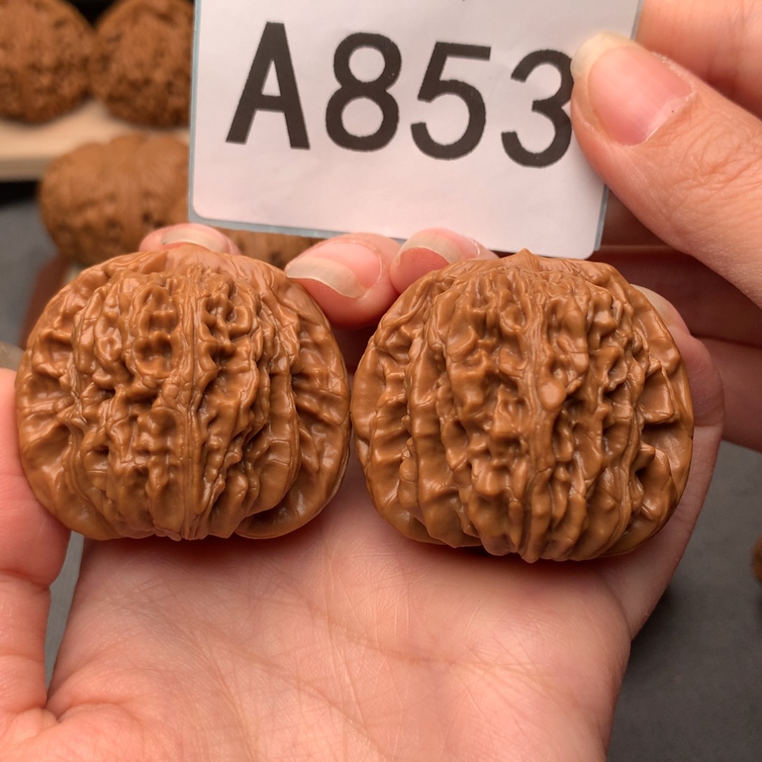 文玩核桃把件42四座楼