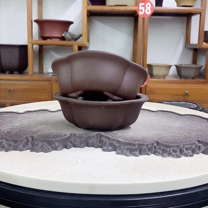 紫砂花盆瑕疵4.5/13-11。。。-2