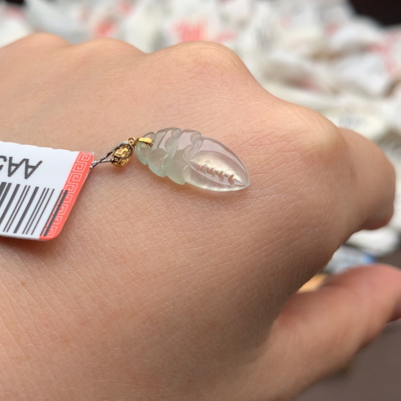 【闪购商品】翡翠颈饰18K金镶嵌一