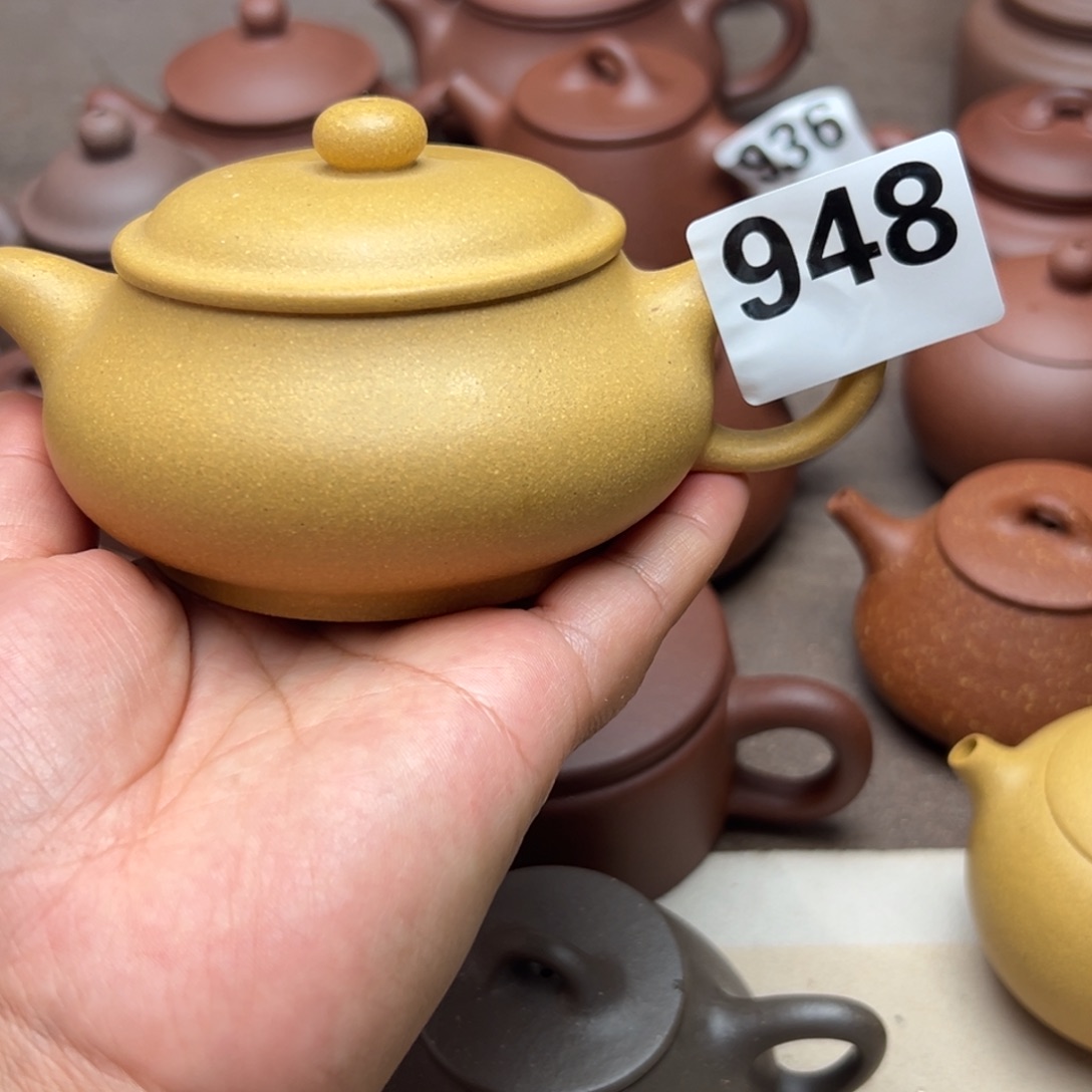 简***单紫砂茶壶黄金段半手工210cc左右瑕疵