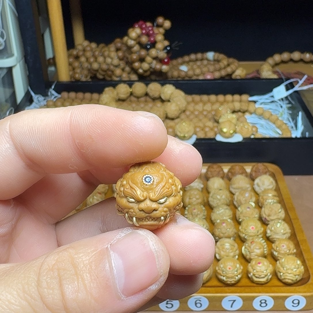 见***…手串/手链核桃唐狮