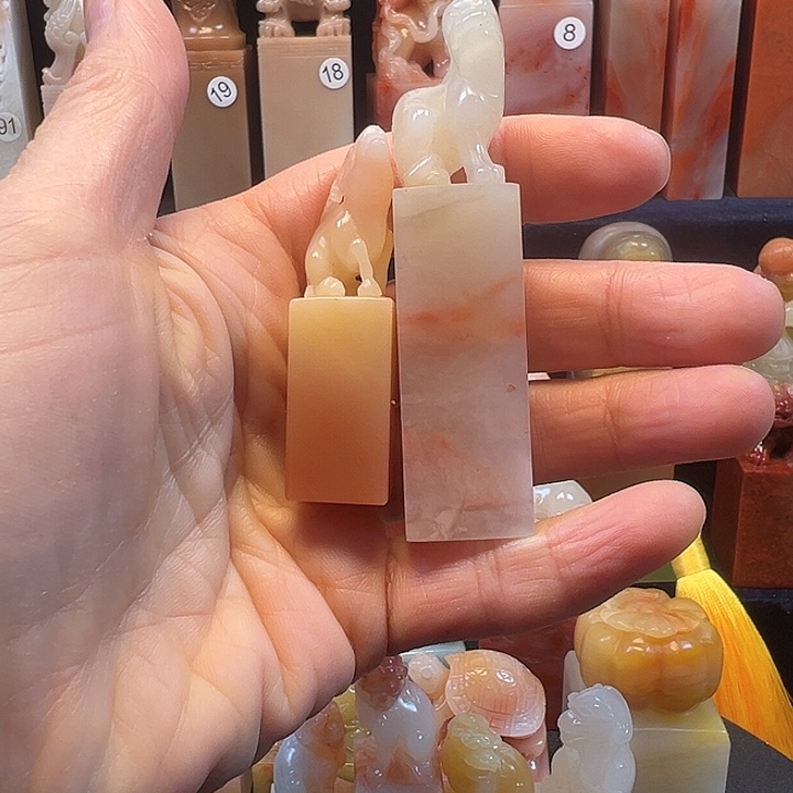 寿山石印石山*寿山石手工雕刻