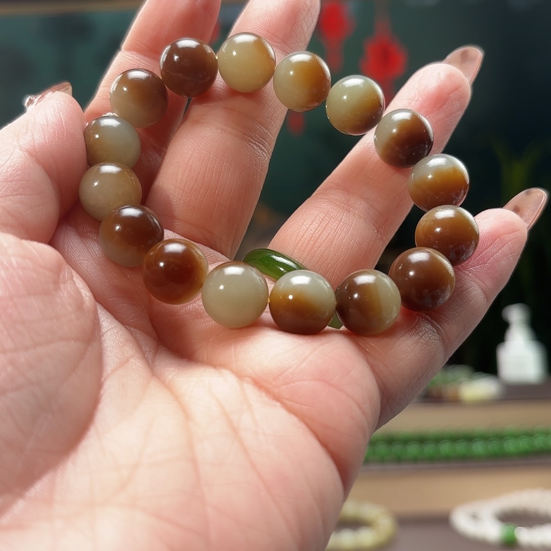 和田玉手串未镶嵌