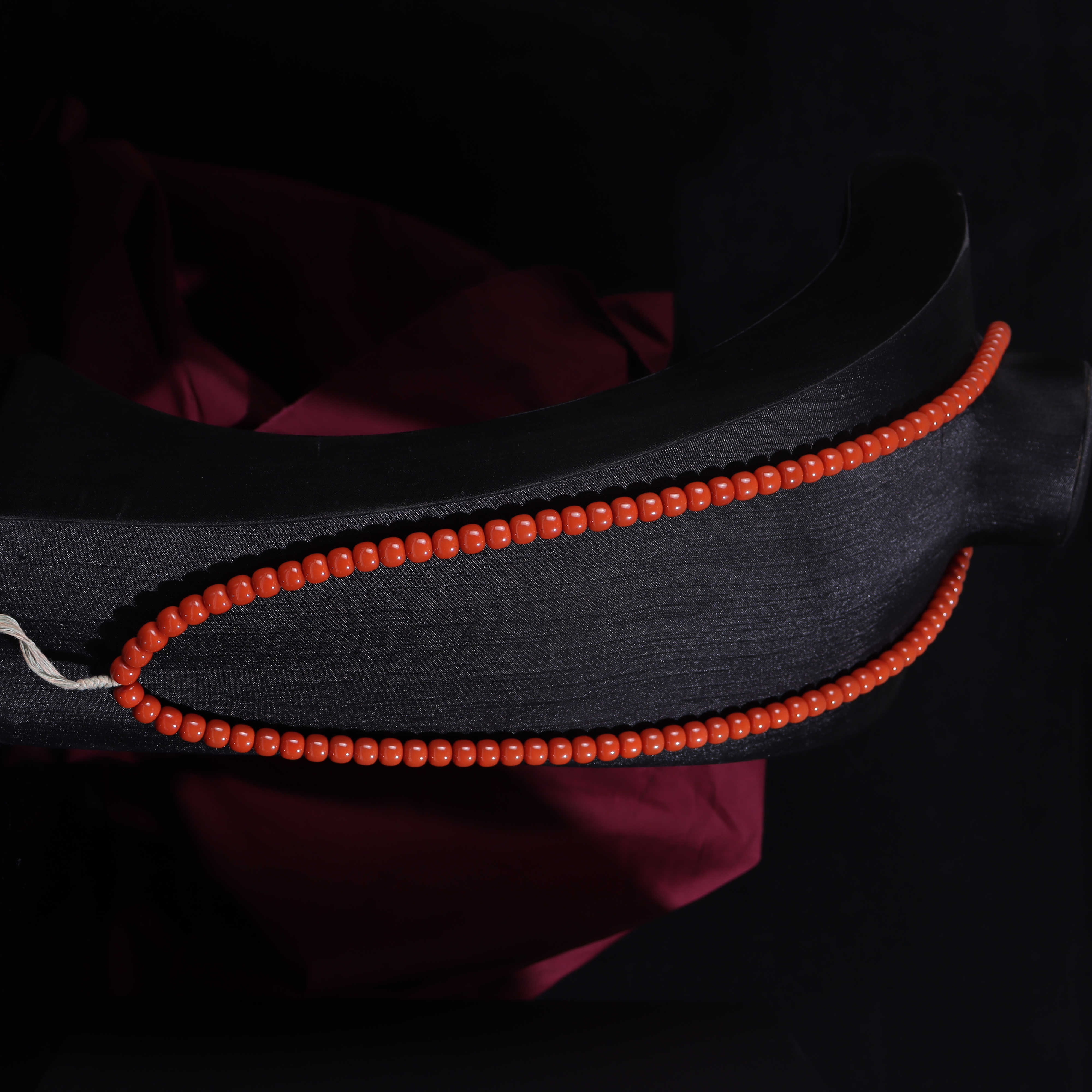 大师坊南红S级珠串8-9mm