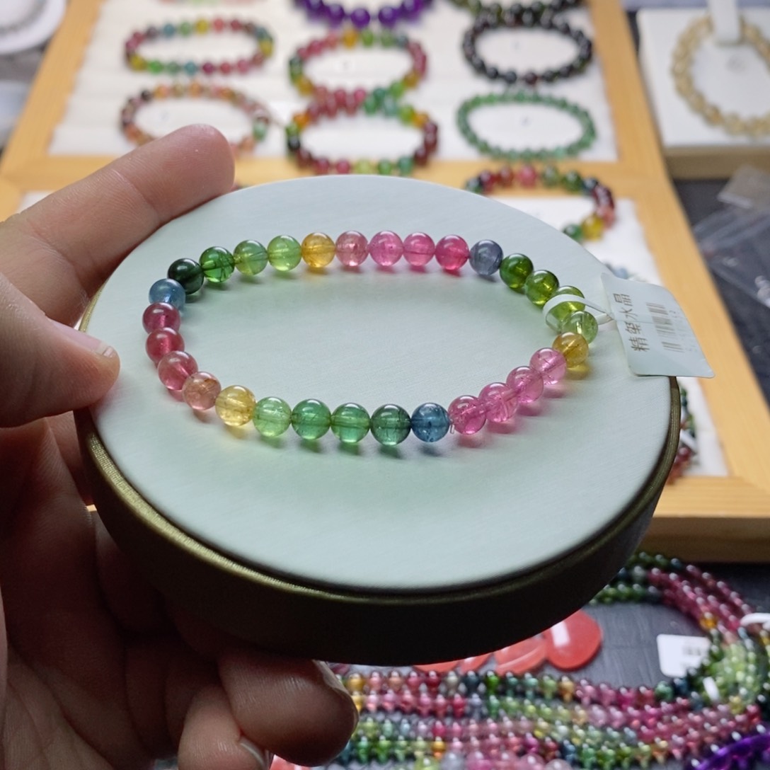 碧玺碧玺手链未镶嵌