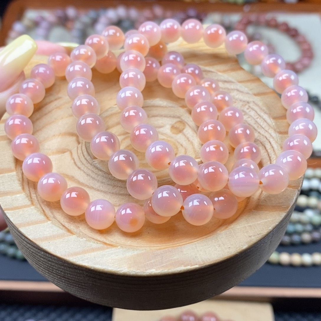 玛瑙/玉髓手链未镶嵌扬*