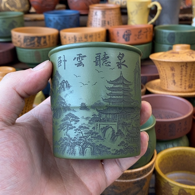 【闪购商品】紫砂杯子宜兴全手工紫砂杯