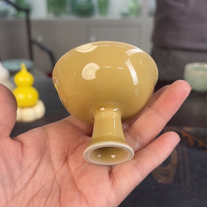 龙泉云间青瓷小米茶器
