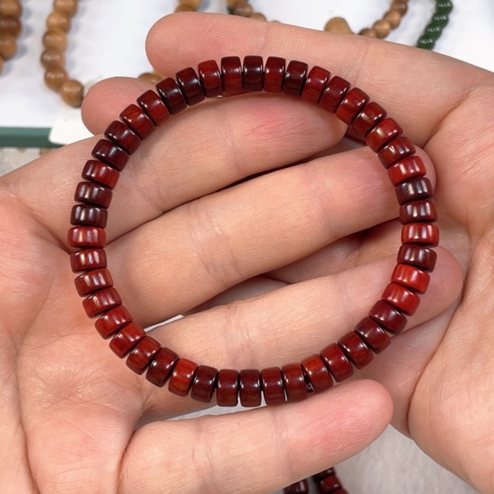 0.4✖️0.4药片珠印度小叶紫檀