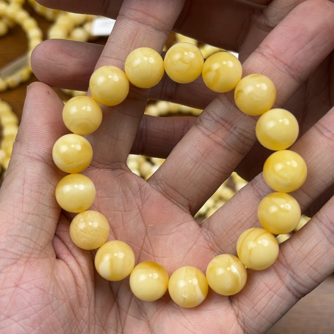 蜜蜡手串未镶嵌蜜蜡手串11.5mm