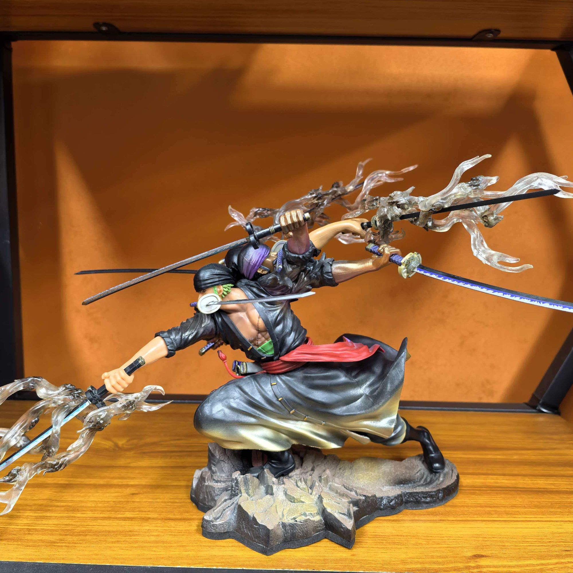 【优易模玩】海贼王索隆阿修罗九刀流浴血手办模型摆件