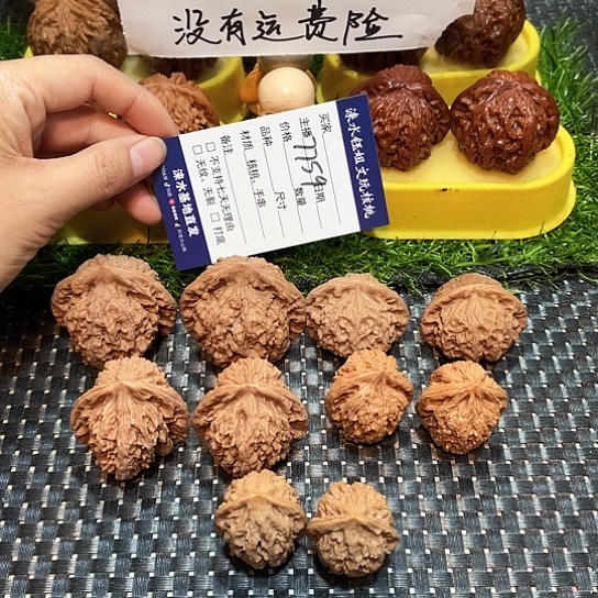 桃核把件核桃大礼包5对7759