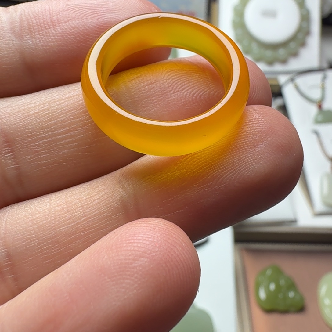 玛瑙/玉髓未镶嵌戒圈