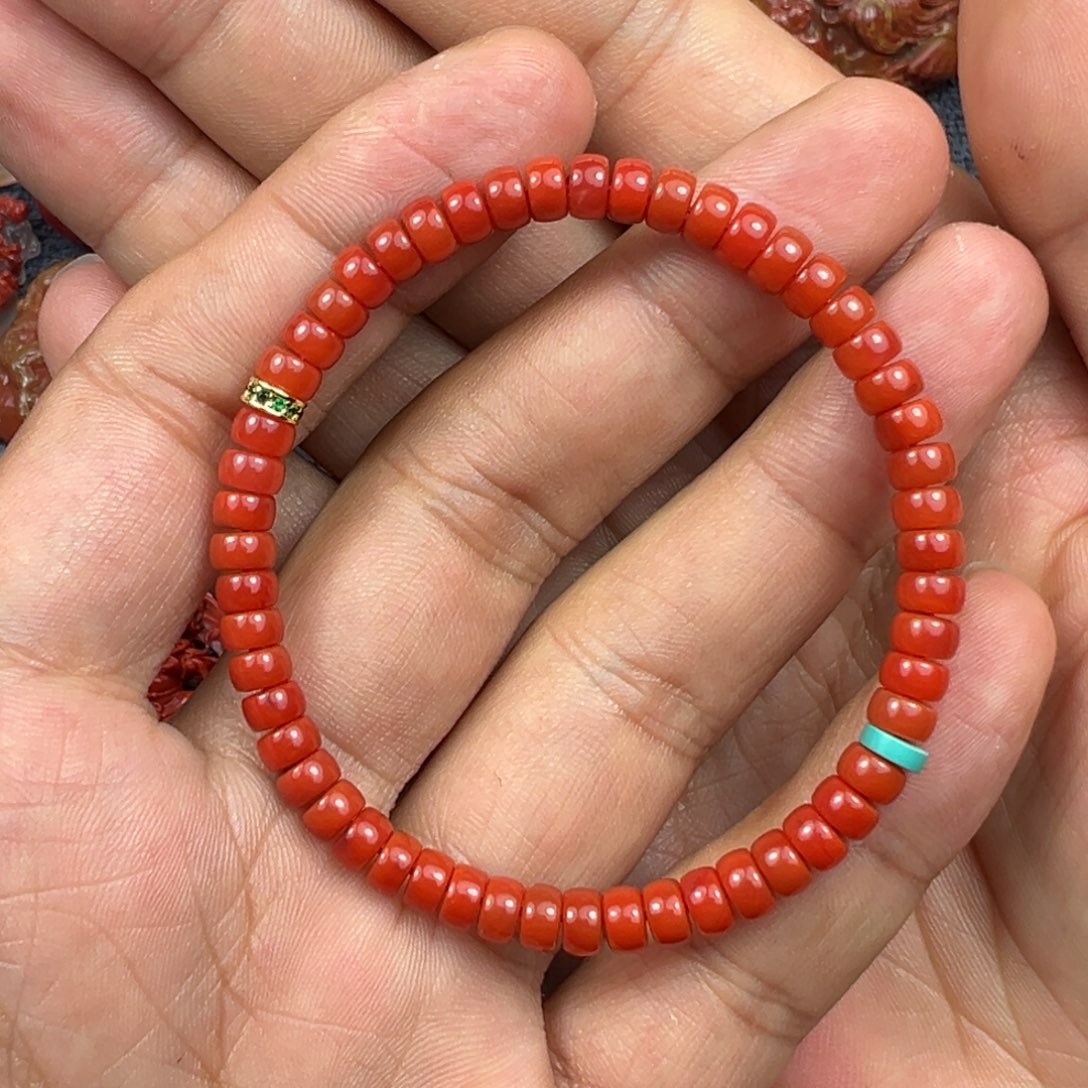 南红玛瑙手串未镶嵌胀****呼