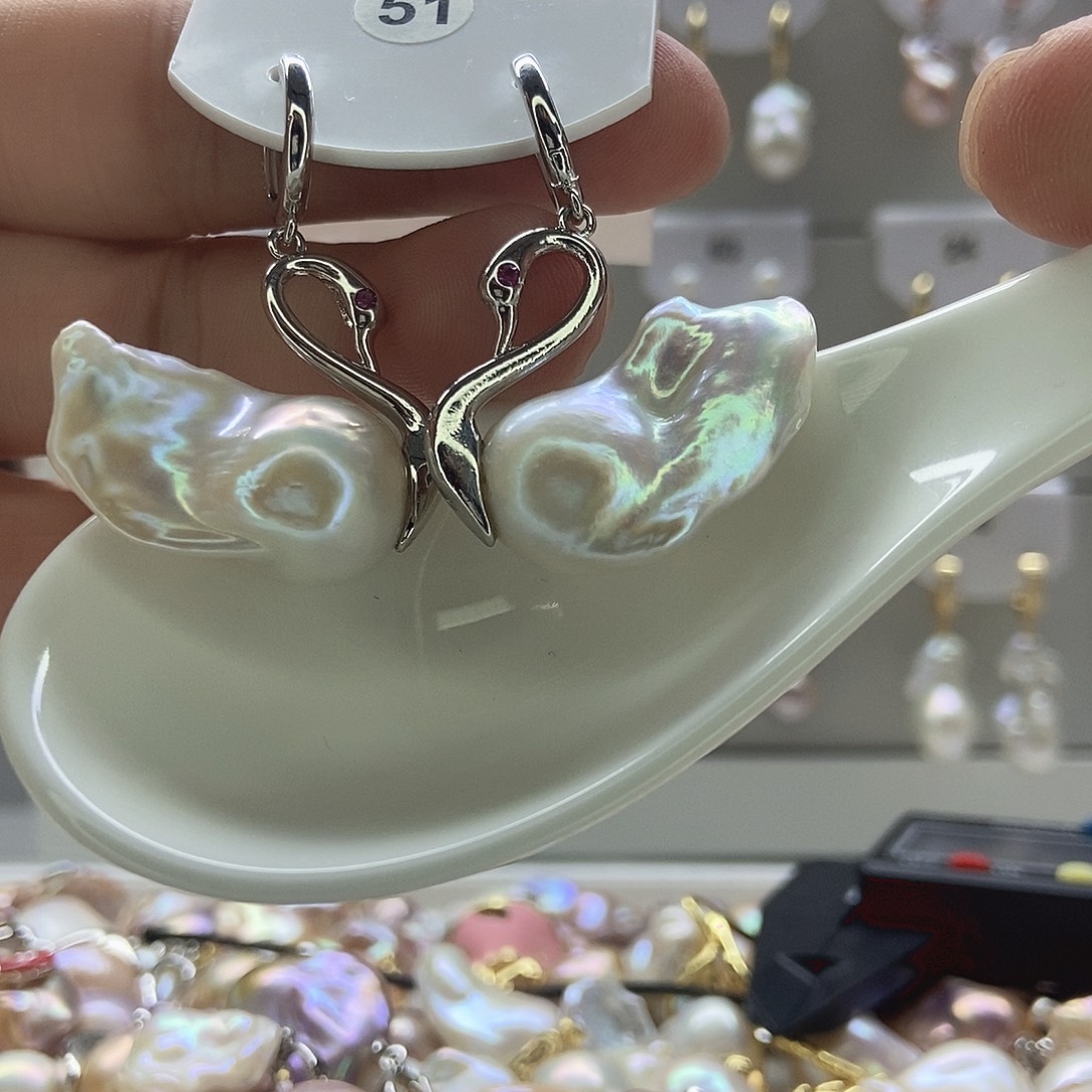 守***护颈饰银S925镶嵌淡水珍珠