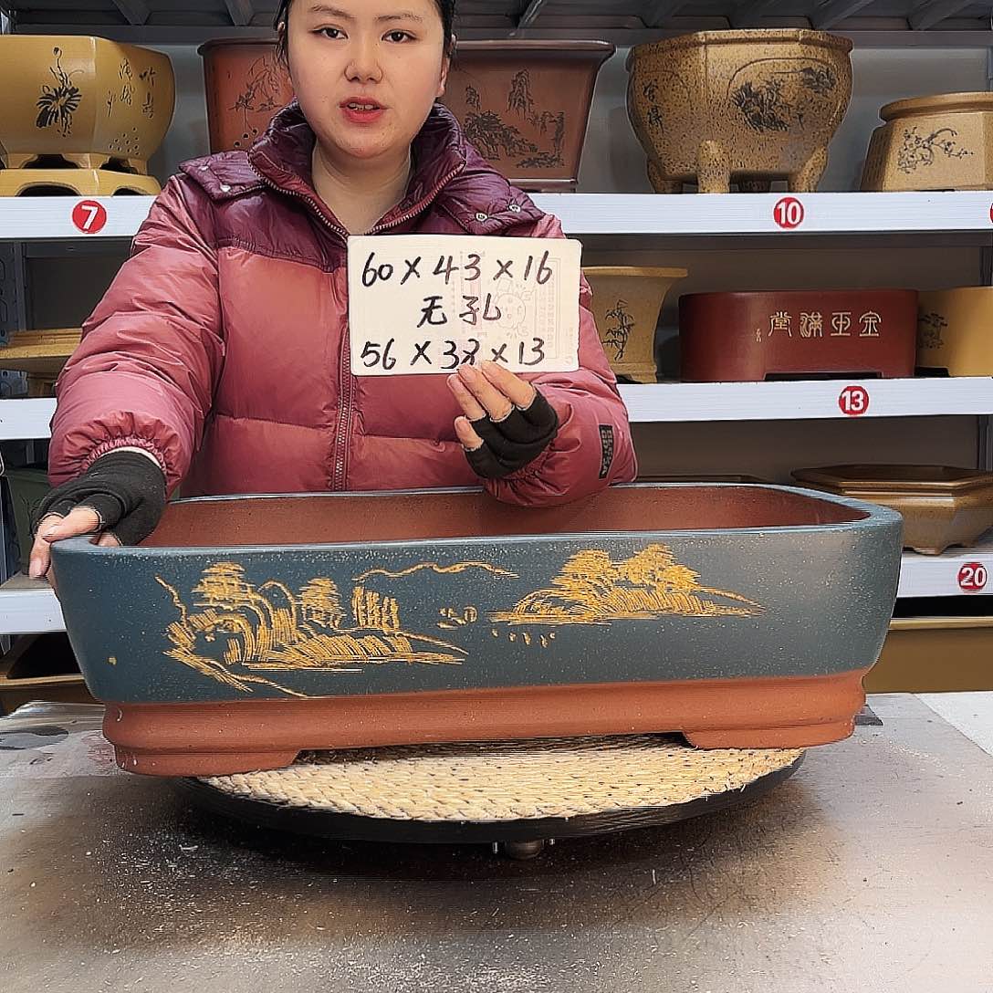 紫砂花盆紫砂花盆