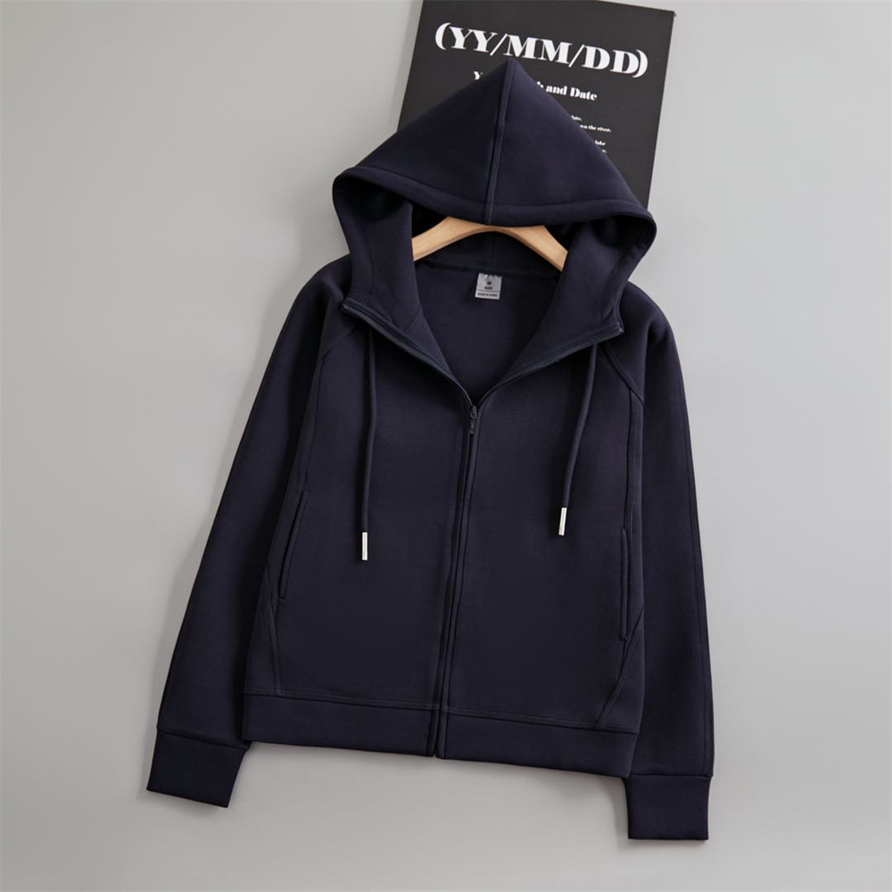 [时髦应季]2025秋季新款空气层拼接拉链风帽外套NE-L967