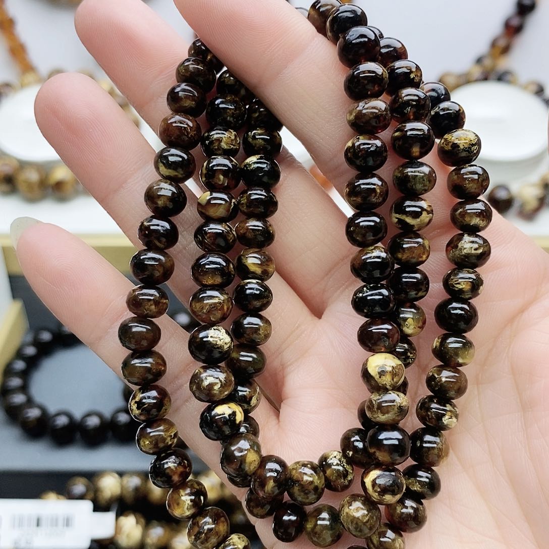 琥珀颈饰未镶嵌琥珀7