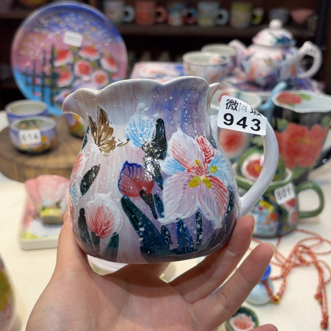 盛*景德镇手绘高温釉下彩陶瓷茶具