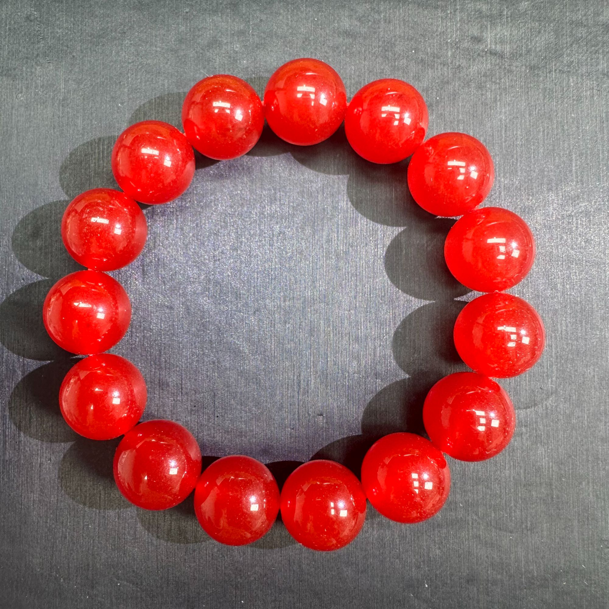 冰满14mm红手链  H312