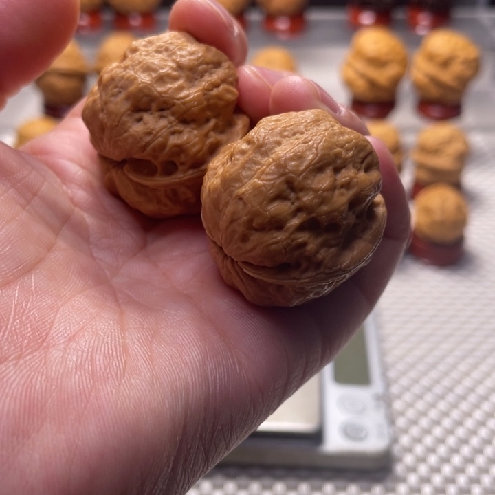 文玩核桃把件14玉龙小金蟾