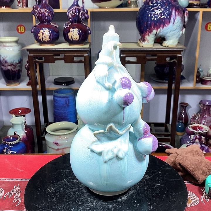 瓶中国神垕精品钧瓷