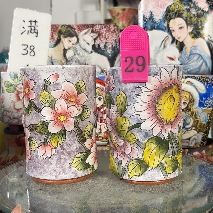 景德镇手绘花盆性价比超高