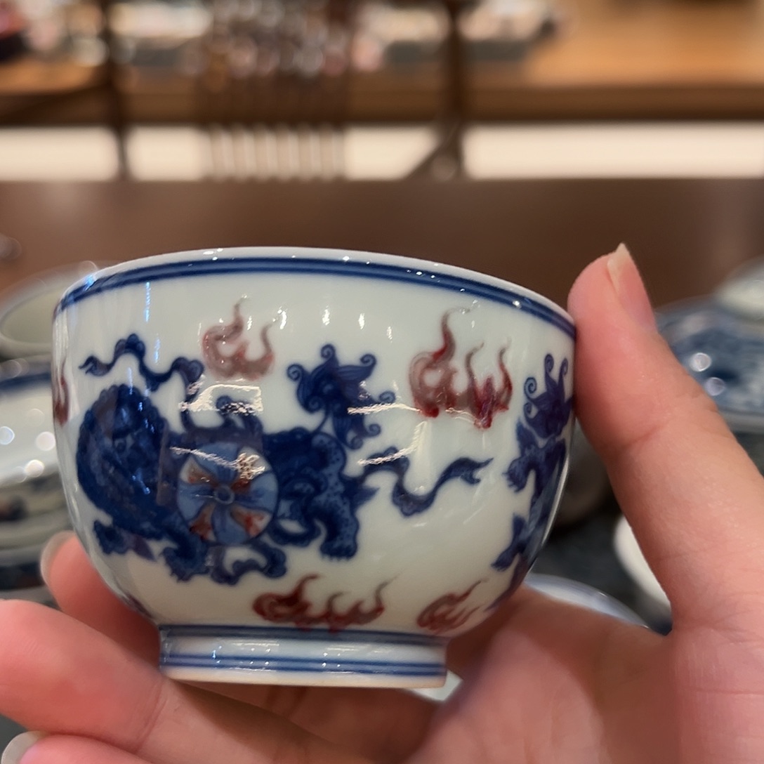 微瑕臻玉古坊原矿釉里红