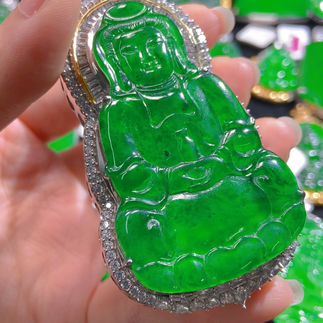 翡翠吊坠(不含链)未镶嵌