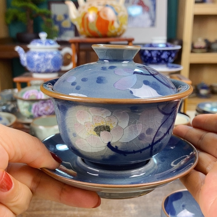 瓷片手工制作工艺精湛等特点为