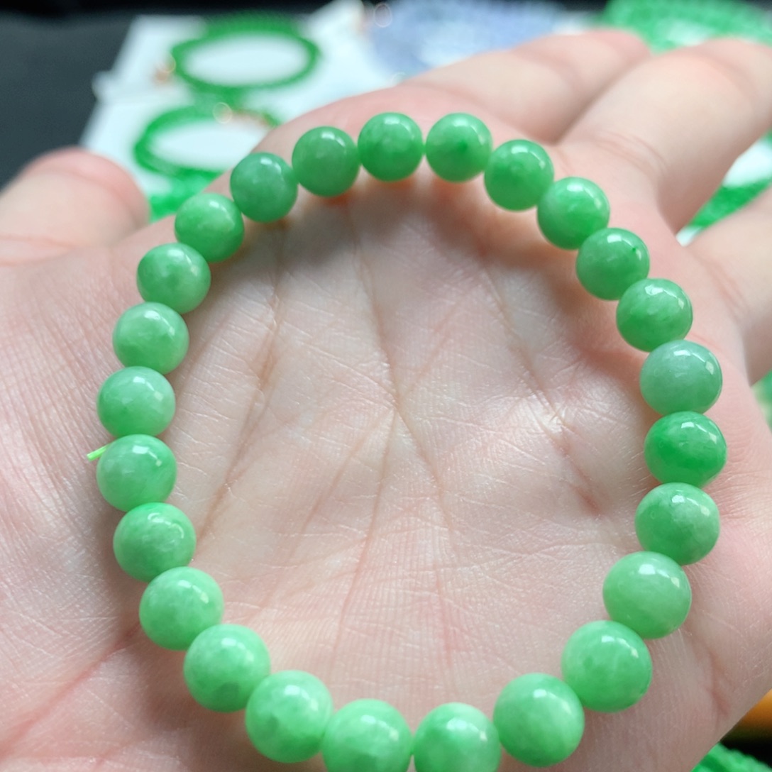 翡翠未镶嵌手链翡翠