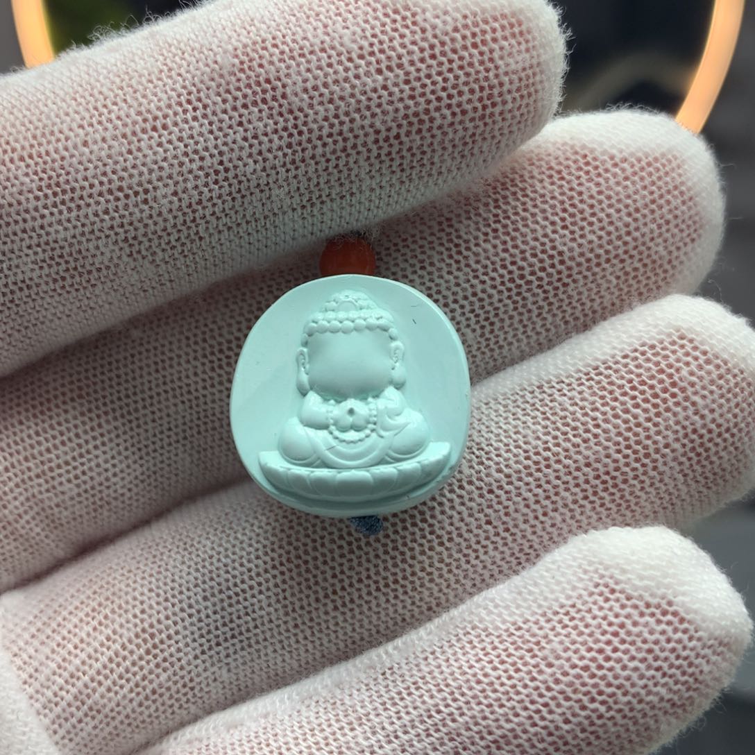 绿松石挂件未镶嵌