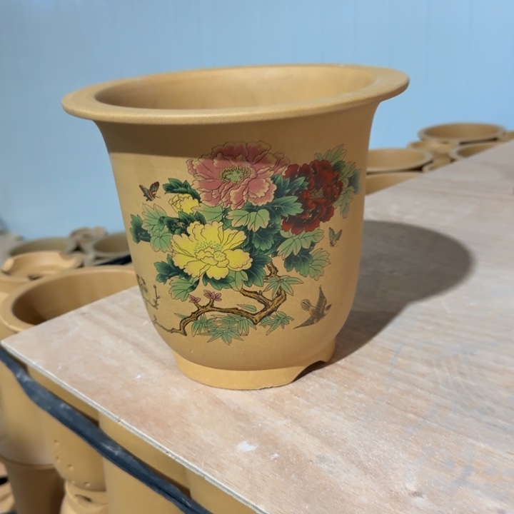 紫砂花盆 包邮包破损 