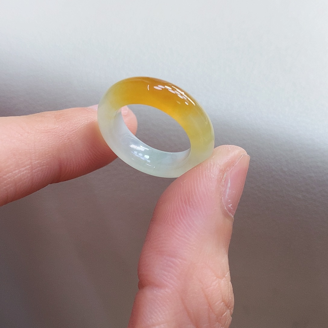 翡翠戒指未镶嵌6号
