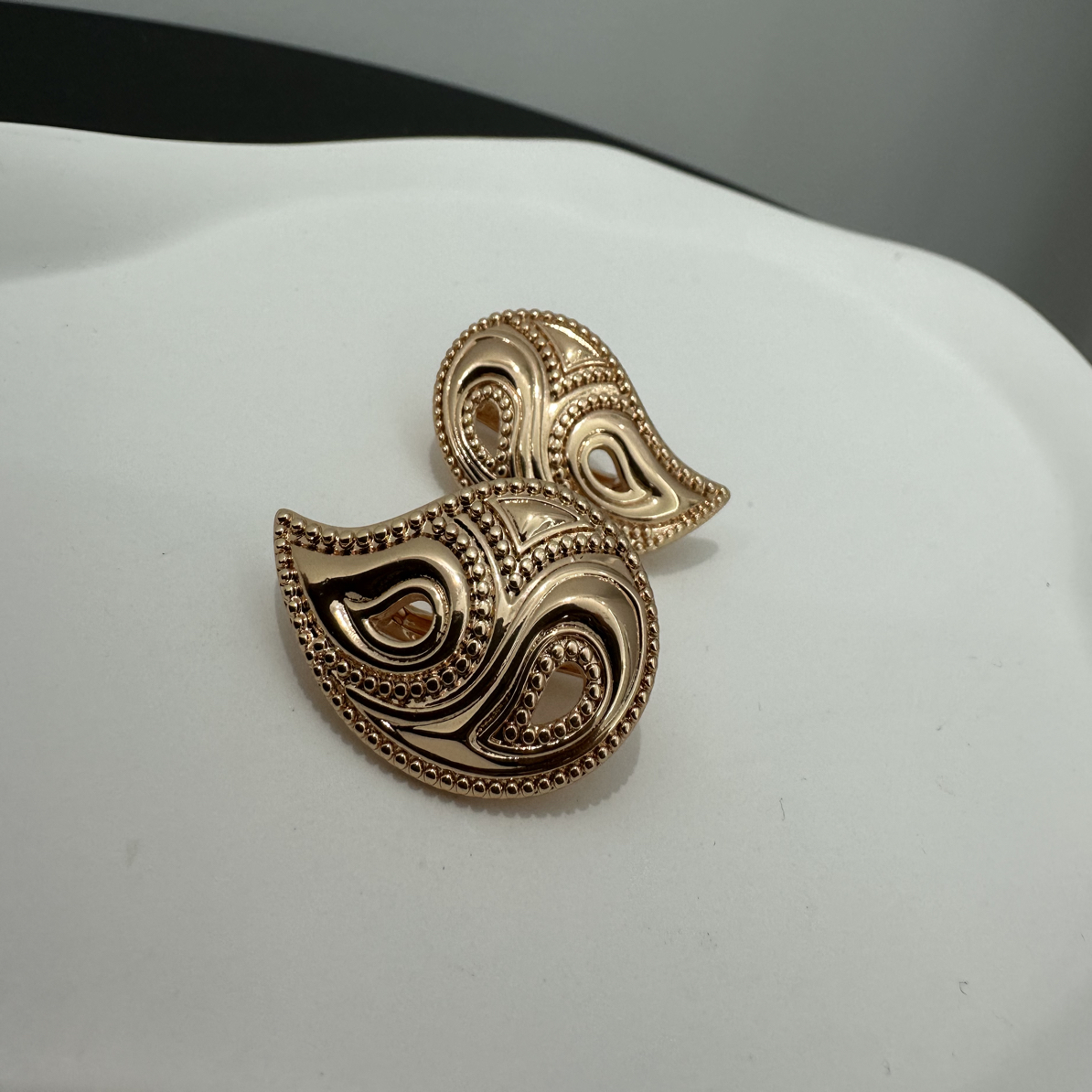 铜合金耳饰 新款腰果花耳环0066