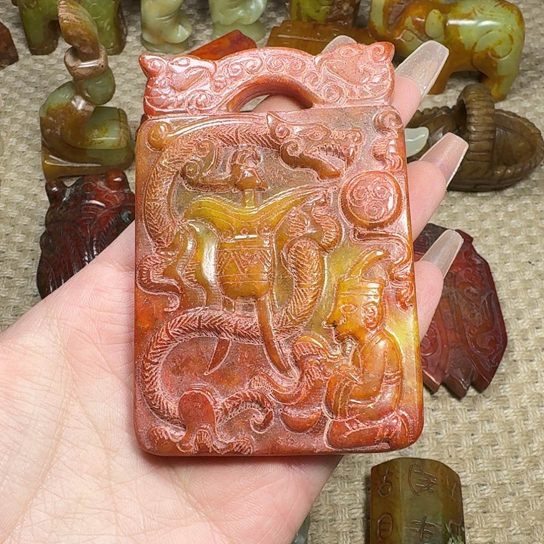 白玉菩提吊坠挂件