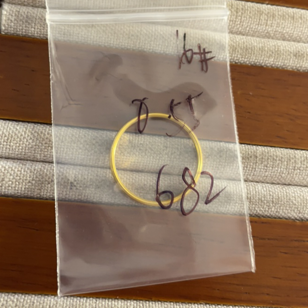 克重0.55 16号 三生三世戒指 足金999