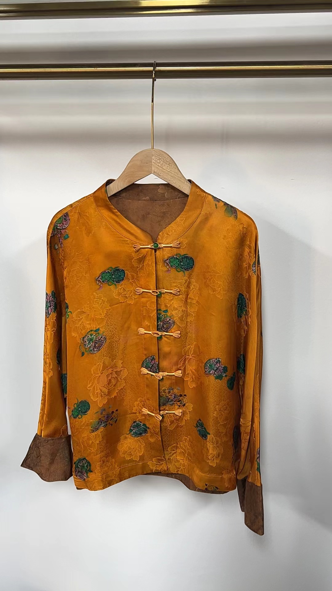 新中式气质葫芦时尚秋季上衣9223