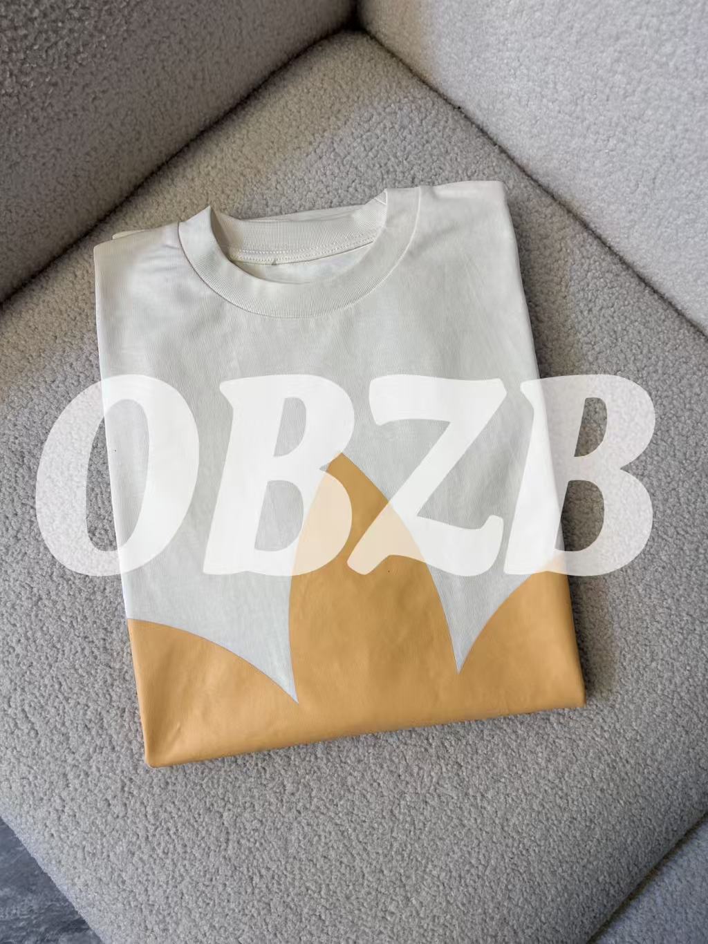 OBZB【G字母LOGO短袖】舒适百搭新款内搭外搭男女同款2039