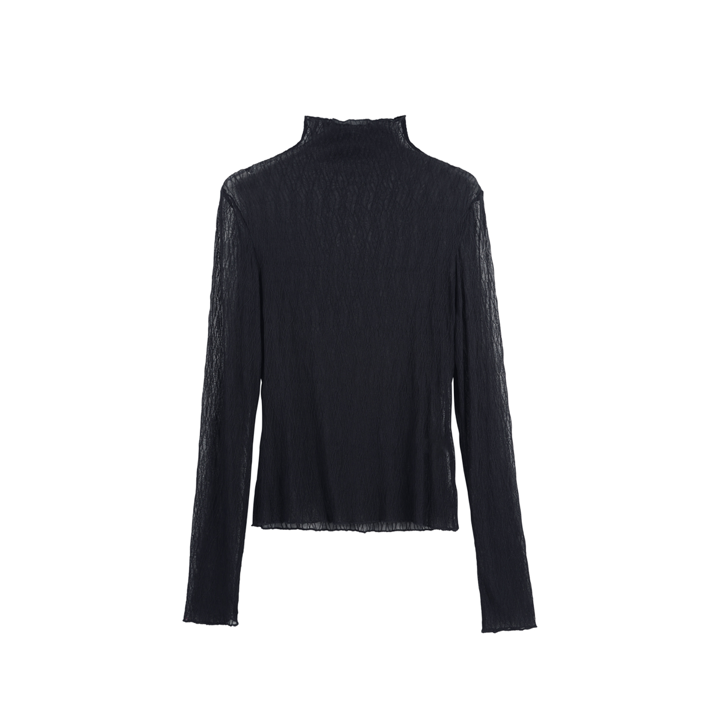 清！「京京」复古木耳边上衣女蕾丝网纱打底衫SHBZXP641451