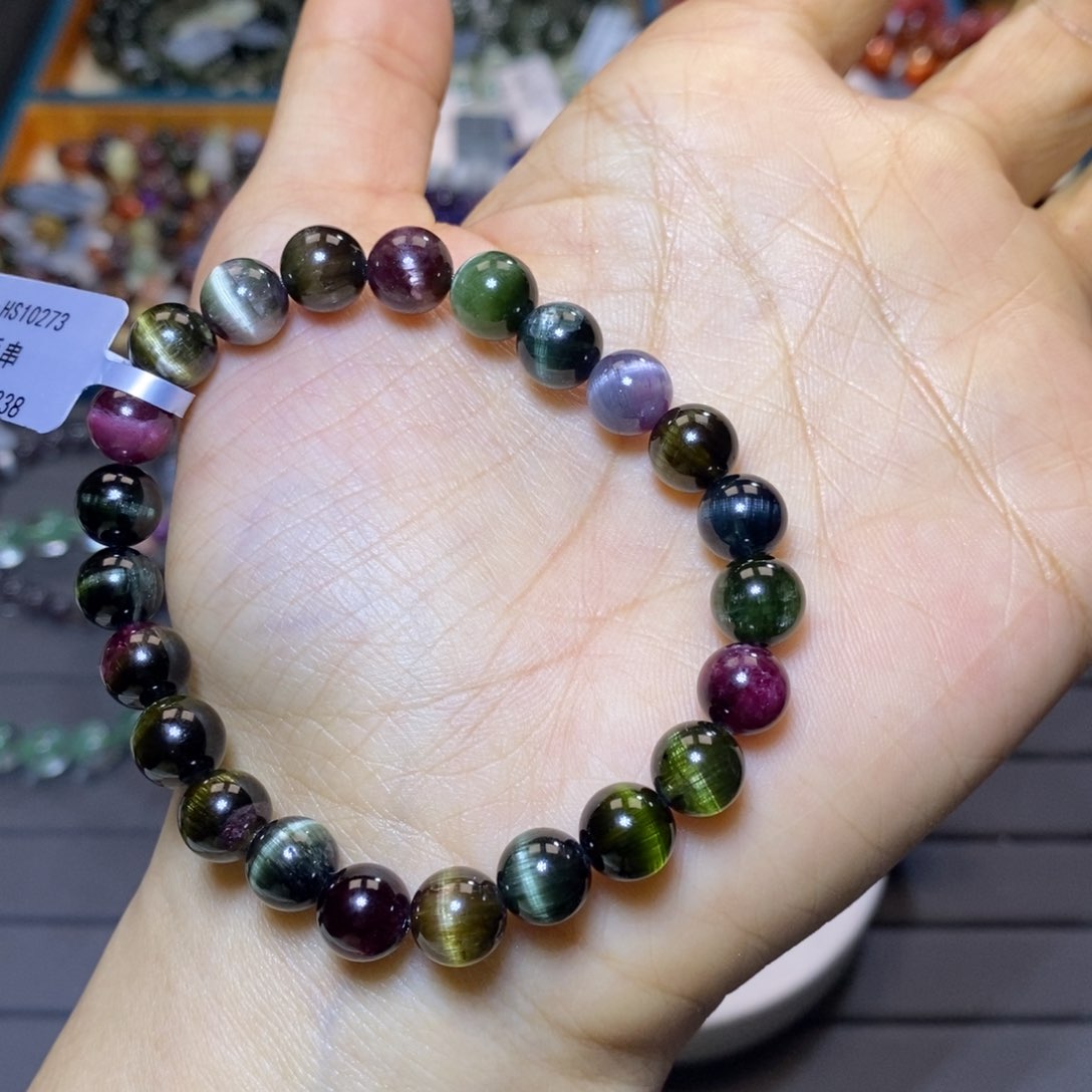 碧玺手串未镶嵌手串