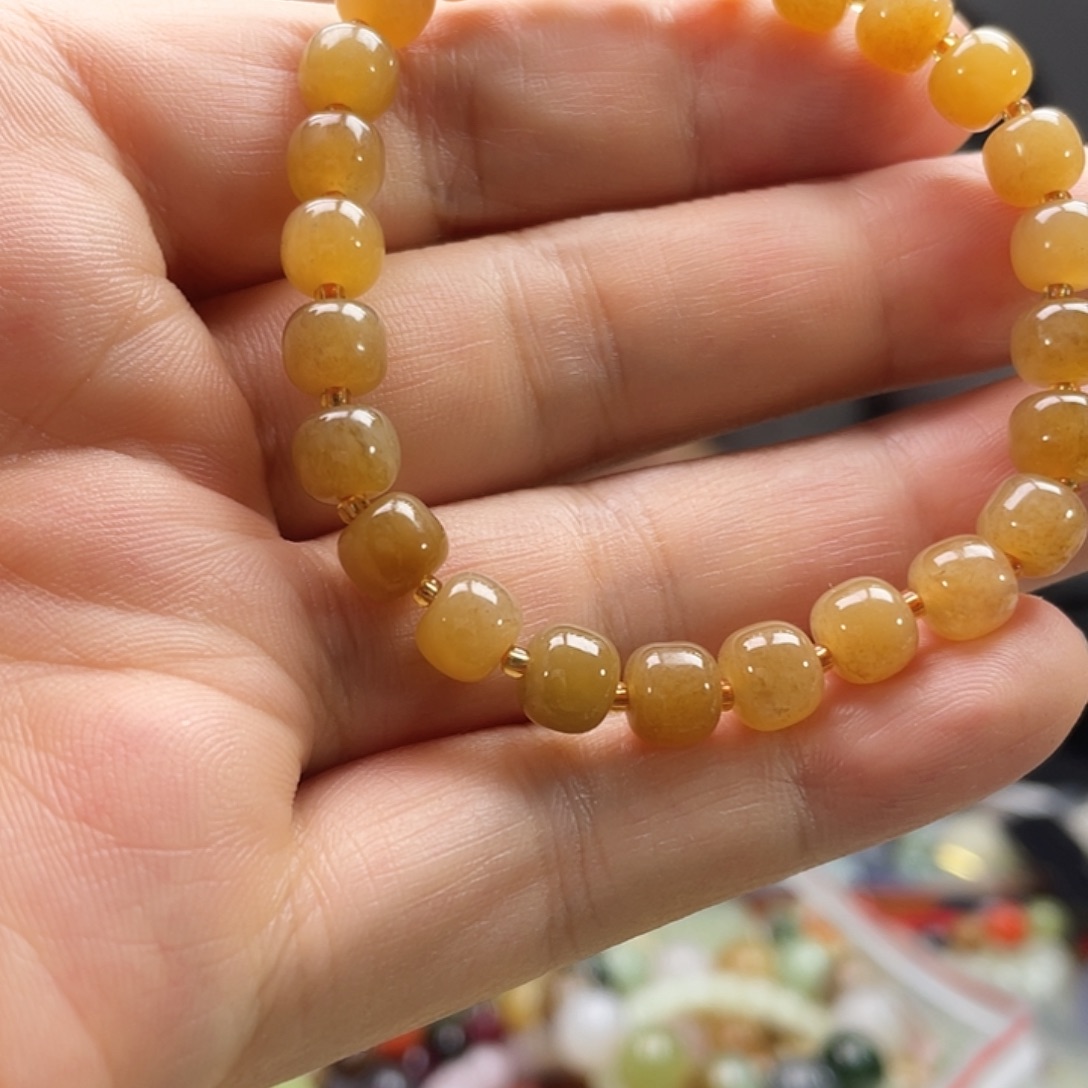 和田玉未镶嵌手链