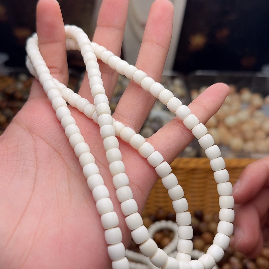 吊坠菩提根/象牙果120颗海南白玉菩提7直切